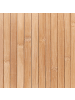 Beliani Wäschekörbe SANNAR in Heller Holzfarbton/Weiß - (W) 40 x (H) 60 x (L) 40 cm