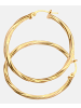 Vanlere Creolen aus 375 Gelbgold