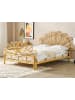 Beliani Doppelbett FLORENTINE in Braun - (W) 190 x (H) 133 x (L) 213 cm