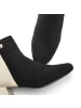 LASCANA Stiefelette in schwarz/creme