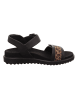 Legero Riemchensandalette in schwarz