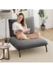 COSTWAY Loungesessel Polsterstuhl 92 x 97 x 82 cm in Grau