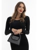 faina Damen Henkeltasche in Schwarz Mehrfarbig