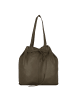 Greenburry Nappa Beuteltasche Leder 37 cm in olive