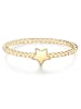 Glanzstücke München Ring Stern Sterling Silber in gelbgold