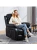 HOMCOM Massagesessel-98L x 92B x 100H cm-Schwarz
