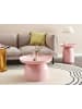 Beliani Couchtisch TORRENS in Rosa - (W) 60 x (H) 36 x (L) 60 cm