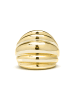 Luxenter Ring Abalt mit 18 Karat Gelbgold-Abalt gold