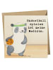 Mr. & Mrs. Panda Grußkarte Panda Basketball Design mit Spruch in Weiß