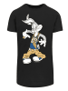 F4NT4STIC Long Cut T-Shirt Looney Tunes Bugs Bunny Rapper in schwarz