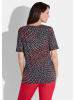 GOLDNER Kurzgröße:  Shirt Shirt in schwarz / grau / rot / gemustert