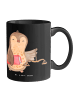 Mr. & Mrs. Panda Kaffeebecher Jurist Herz ohne Spruch in Schwarz