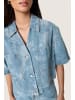 Soaked in Luxury Jeanshemd SLAltea Gerade Passform in Fuzzy Blue Denim