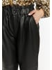DreiMaster Damen Lederhose in Schwarz