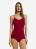 Hanro Spaghettitop Cotton Seamless in red dahlia