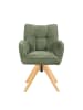 DUBI Möbel 2er-Set: Drehstuhl Mika-Theo in Grün - (B)59 x (H)84 x  (T)66 cm