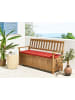 Beliani Auflagen SOVANA in Rot - (W) 148 x (H) 5 x (L) 45 cm