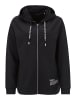 Betty Barclay Sweatjacke mit Kapuze in Schwarz