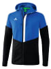 erima Squad Trainingsjacke mit Kapuze in new royal/schwarz/weiss