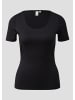 QS T-Shirt  in  9999_schwarz