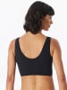 Schiesser Bustier Lasercut Invisible Soft in Black