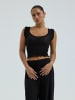 Seamless Basic Top Cotton in Black