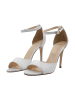 faina Leder Sandalette in Creme