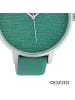 Oozoo Analog-Armbanduhr Oozoo Timepieces grün extra groß (ca. 48mm)