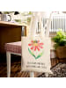 Mr. & Mrs. Panda Uni Tasche Hummel Blume mit Spruch in Creme