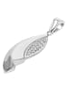 Adeliás Damen Anhänger aus 333 Gold mit Zirkonia in silber