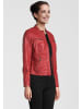 H.I.S Lederjacke mit Label-Patch in RED