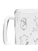 Mr. & Mrs. Panda Gravur Bierkrug Big Einheit ohne Spruch in Transparent