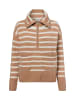Marie Lund Strickpullover in camel ecru - 0001