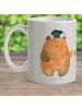 Mr. & Mrs. Panda Tasse Bär Prüfung ohne Spruch in Grau Pastell