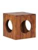 KADIMA DESIGN Beistelltisch MUMBAI Massivholz 35x35x35 cm Cube