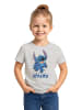 Lilo & Stitch Disney Lilo & Stitch T-Shirt Oberteil Shirt kurzärmlig (2er Pack) in blau/grau