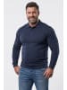 Men Plus Poloshirt in navy blau