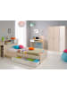 Parisot Jugendzimmer Set 5-tlg Kleiderschrank Schreibtisch Bett 90x200