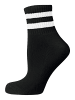 Nur Die  Sportsocken Kurzsocken in SCHWARZ/GRAU