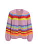 Milano Italy Oversized Raglan Cardigan 1/1 Sleeve in Colorful Print