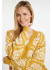 Usha Damen Strickcardigan in Curry Mehrfarbig