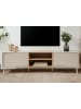 Furn.Design TV-Lowboard Kaschmir, Eiche Artisan 175 cm, TV Unterteil mit Push-to-Open