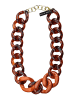 collezione alessandro Kurze Kette " Milano " in braun