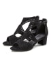 LASCANA Riemchensandalette in schwarz