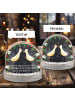 Mr. & Mrs. Panda wasserkugel Pinguin Liebe mit Spruch in Kreidetafel