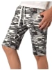 BEZLIT Kurze Hose in Grau Camouflage - Camouflage