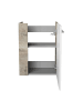 Fackelmann Waschbeckenunterschrank SBC in weiß-44(B)x60(H)x24,3(T)cm