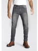 H.I.S. Slim-fit-Jeans in d. grey