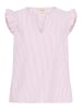 Cream Ärmellose Bluse CRAmala Regular fit in Light Rose Stripe