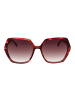 Bulget Damen Sonnenbrillen Geometrisch Rot